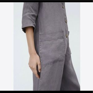 Zara The Lillian 100% Linen Jumpsuit